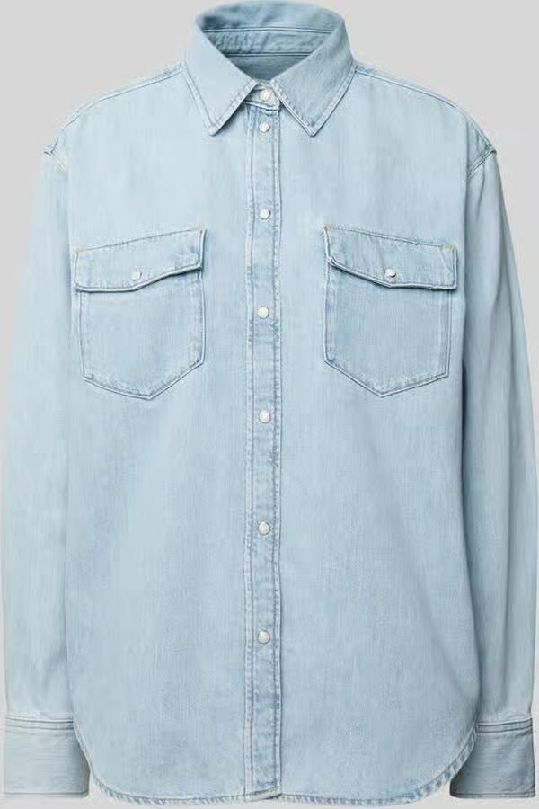 Gant Shirt met lange mouwen en labelstitching - Foto 2