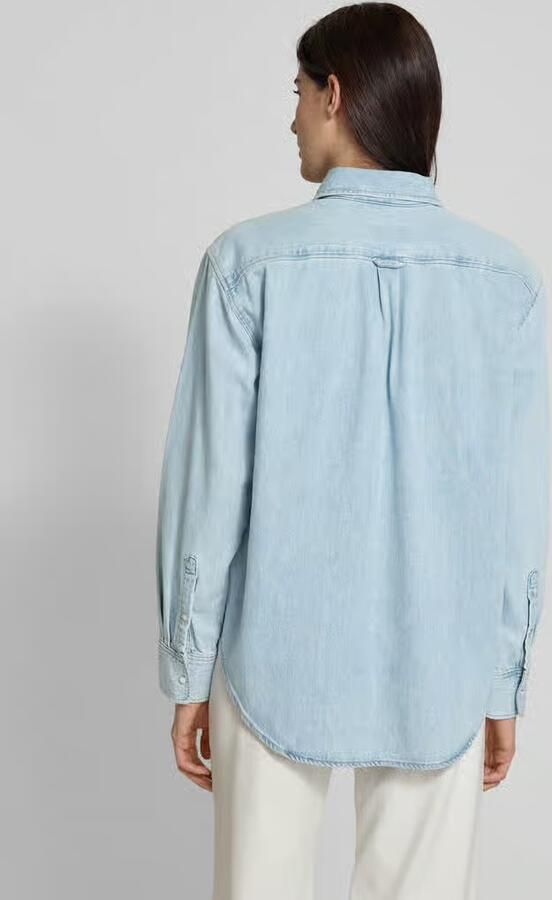 Gant Shirt met lange mouwen en labelstitching - Foto 4