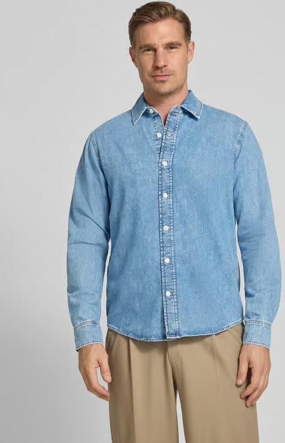 Gant regular fit jeanshemd met kentkraag - Foto 5