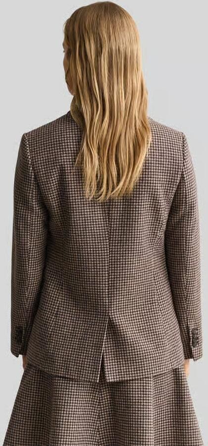 Gant Regular fit korte blazer van pure wol - Foto 3