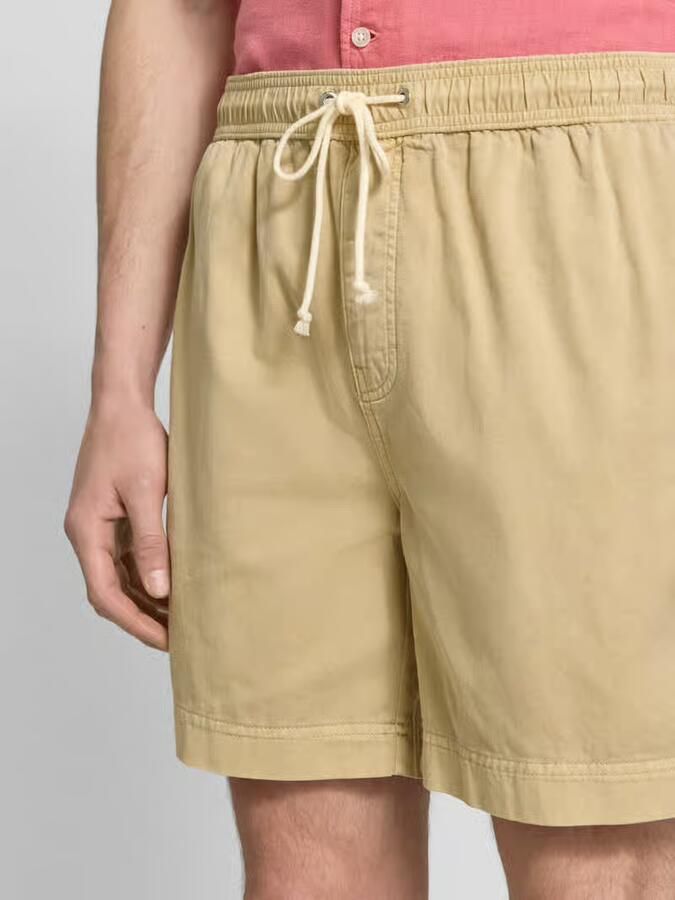 Gant regular fit korte broek met elastische boord model 'SUNFADED'