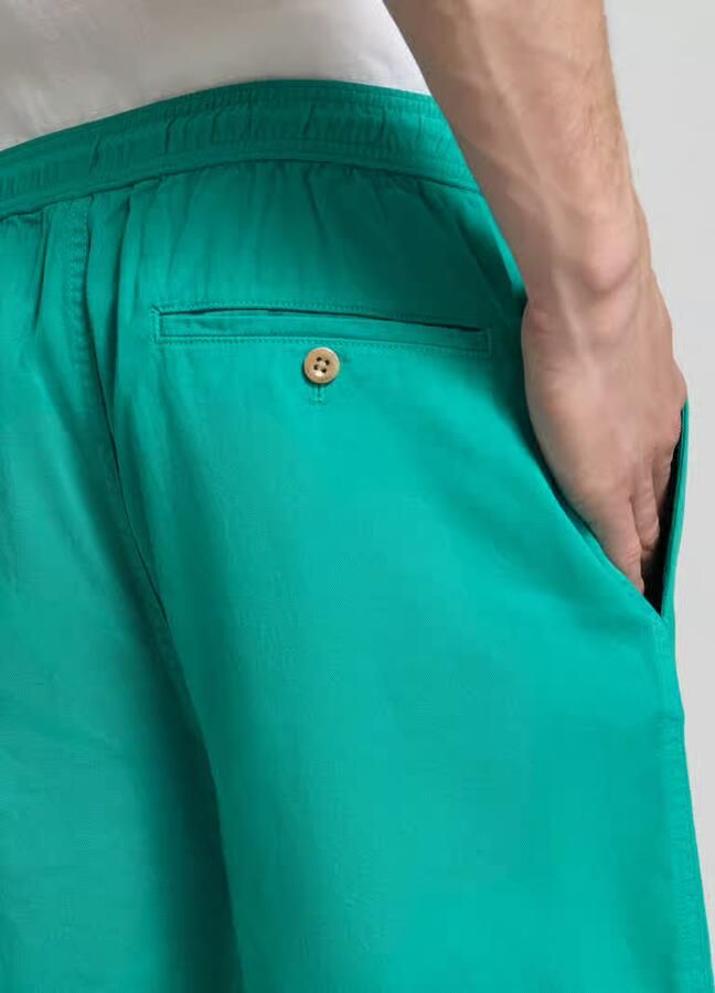 Gant regular fit korte broek met elastische boord model 'SUNFADED'