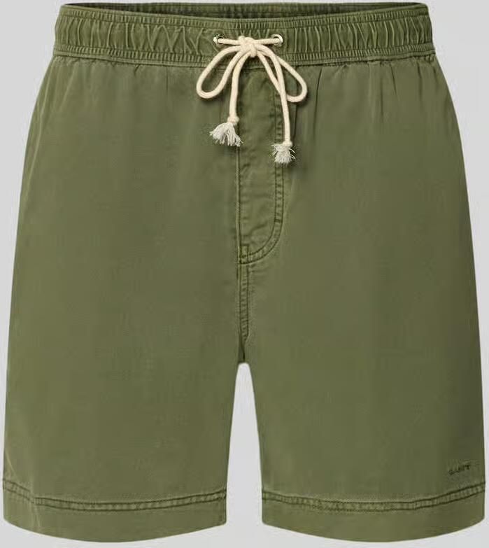 Gant regular fit korte broek met elastische boord model 'SUNFADED' - Foto 2