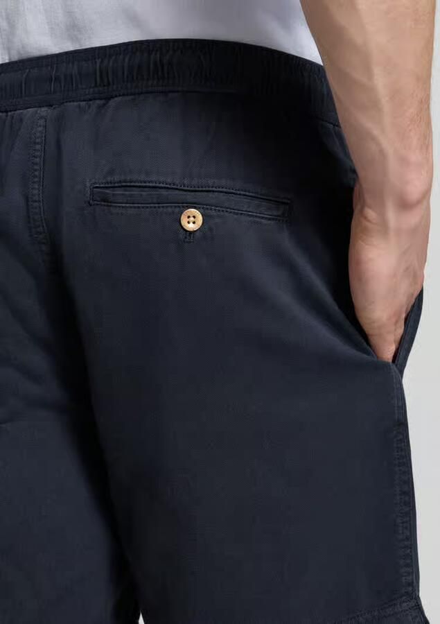 Gant regular fit korte broek met elastische boord model 'SUNFADED'