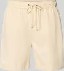 Gant regular fit korte broek met elastische boord model 'SUNFADED'