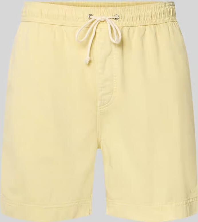Gant regular fit korte broek met elastische boord model 'SUNFADED' - Foto 4