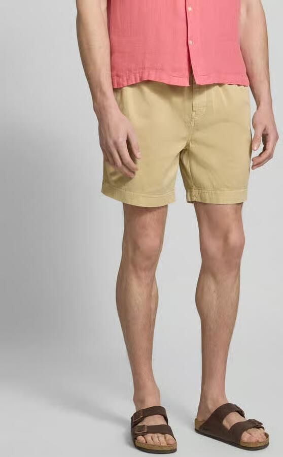 Gant regular fit korte broek met elastische boord model 'SUNFADED' - Foto 4