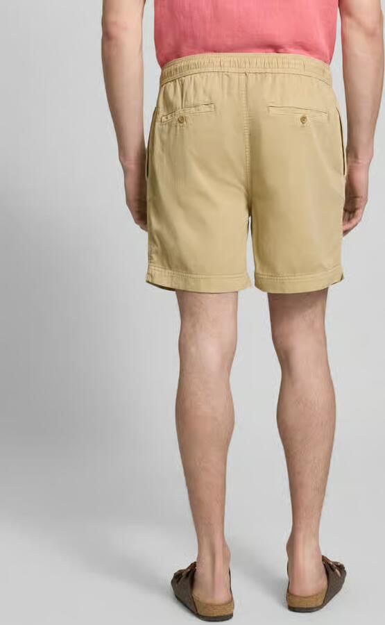 Gant regular fit korte broek met elastische boord model 'SUNFADED'
