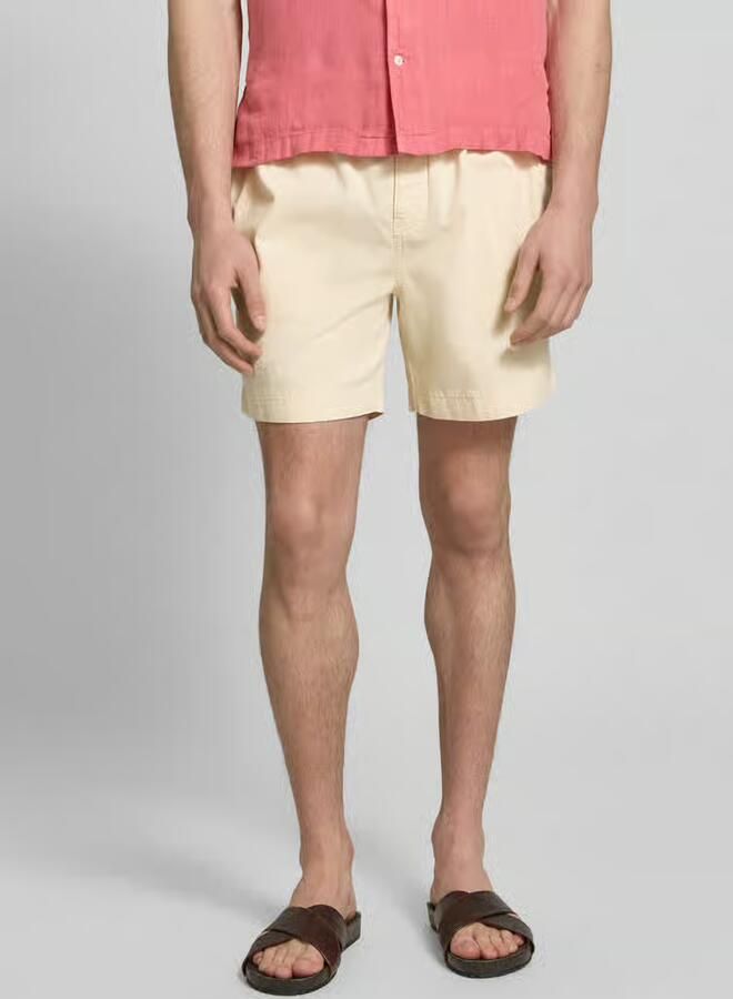 Gant regular fit korte broek met elastische boord model 'SUNFADED' - Foto 3