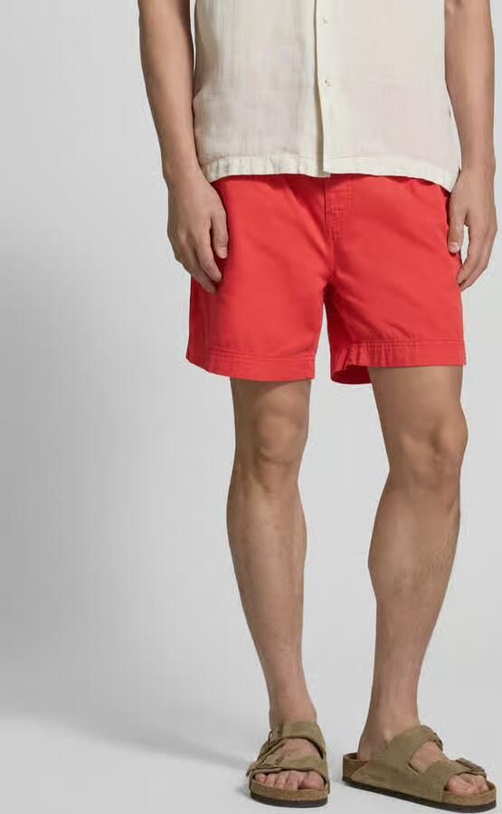 Gant regular fit korte broek met elastische boord model 'SUNFADED' - Foto 4