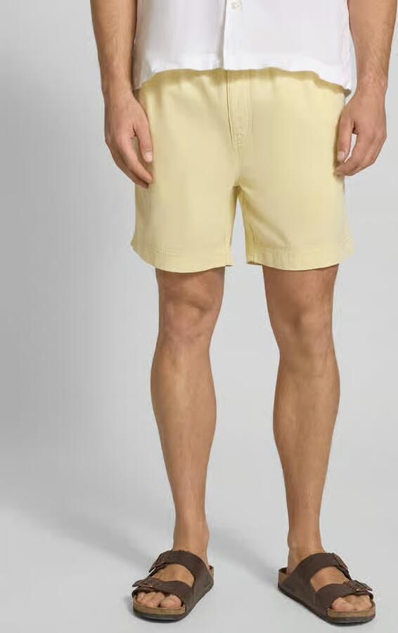 Gant regular fit korte broek met elastische boord model 'SUNFADED' - Foto 4