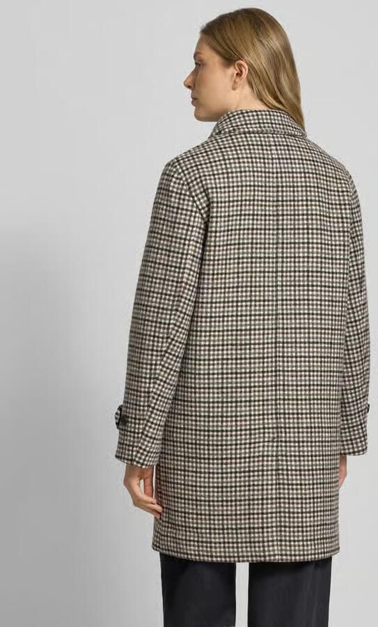 Gant Regular fit lange jas met platte kraag model 'Car'