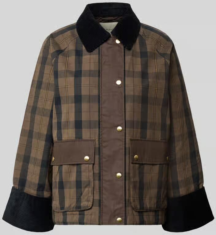 Gant Regular fit overhemdjack met all-over motief - Foto 3