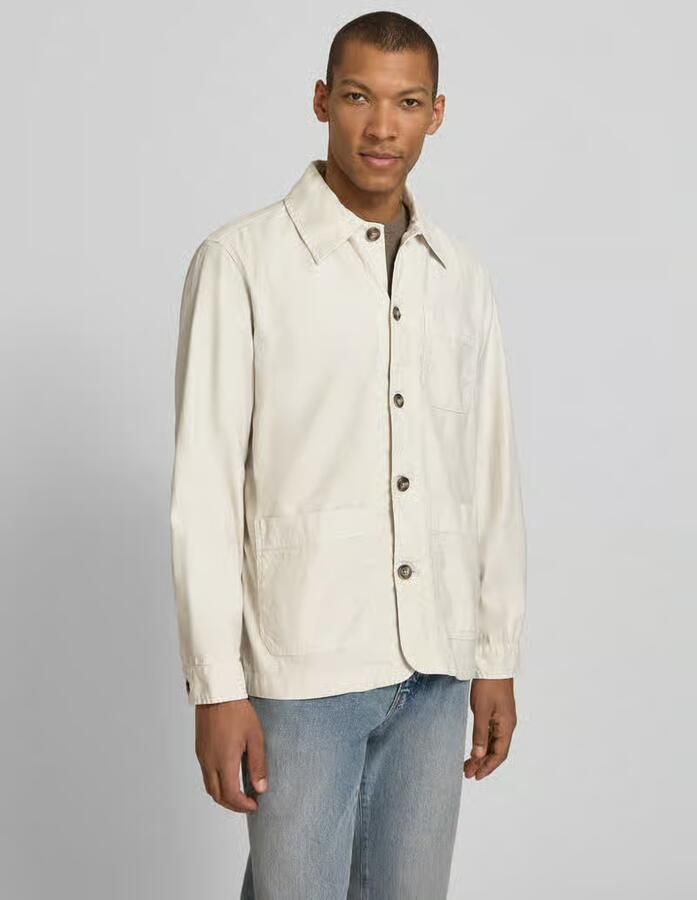 Gant regular fit overshirt van linnenmix - Foto 2