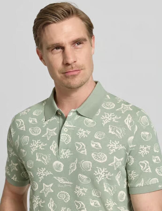 Gant Poloshirt REG CONTRAST PIQUE SS RUGGER met contrastkleurige inzetten