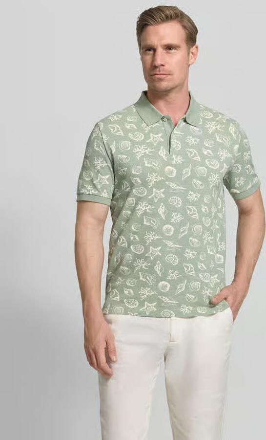 Gant Poloshirt REG CONTRAST PIQUE SS RUGGER met contrastkleurige inzetten - Foto 11