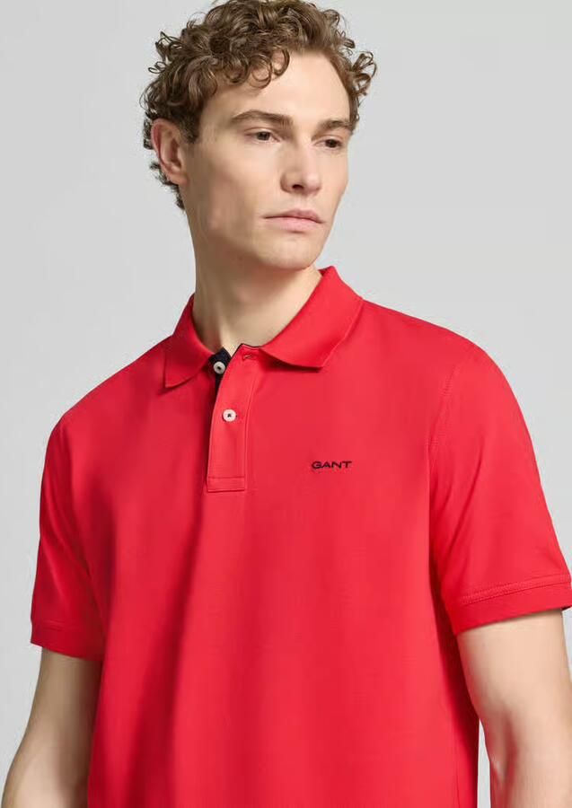 Gant Regular fit poloshirt met gestikt logo