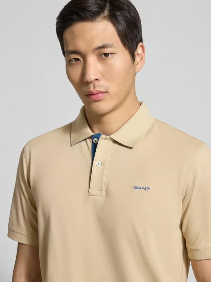 Gant Regular fit poloshirt met gestikt logo