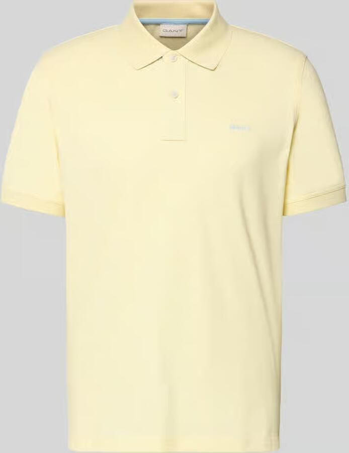 Gant Regular fit poloshirt met gestikt logo - Foto 2