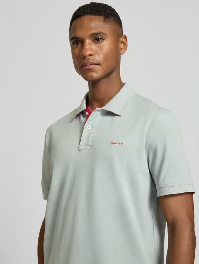Gant Regular fit poloshirt met gestikt logo