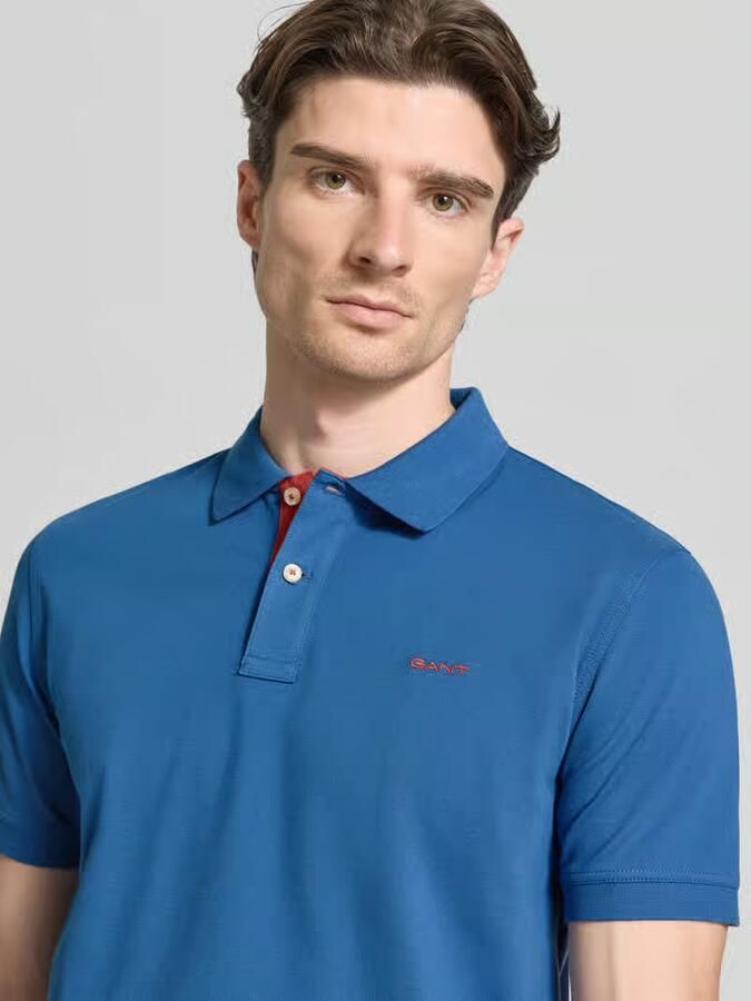 Gant Regular fit poloshirt met gestikt logo