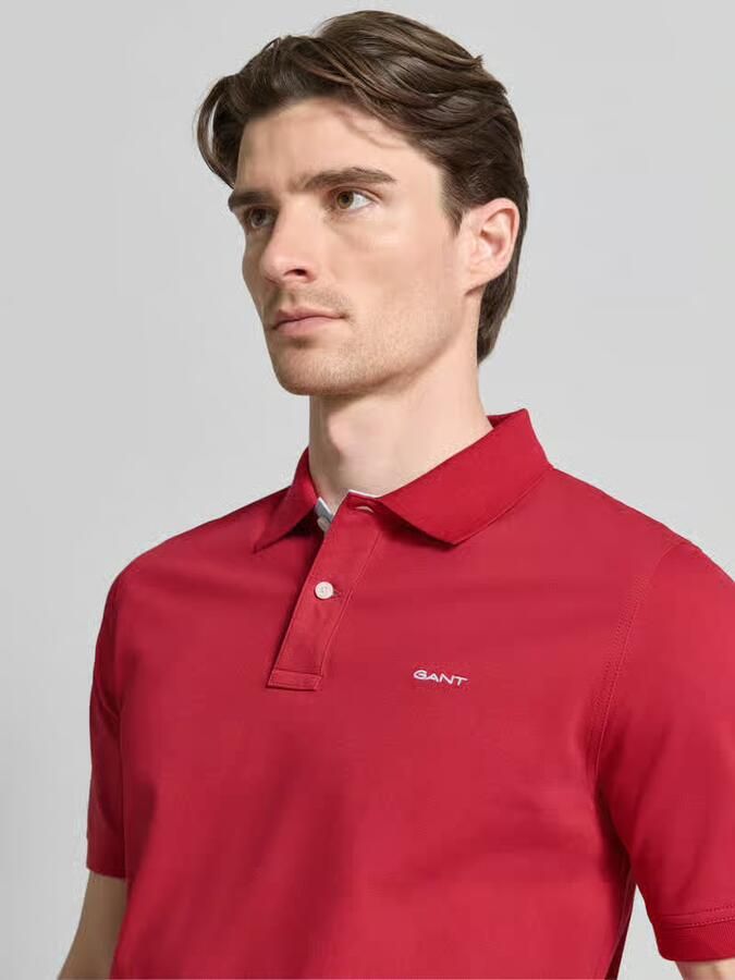 Gant Regular fit poloshirt met gestikt logo