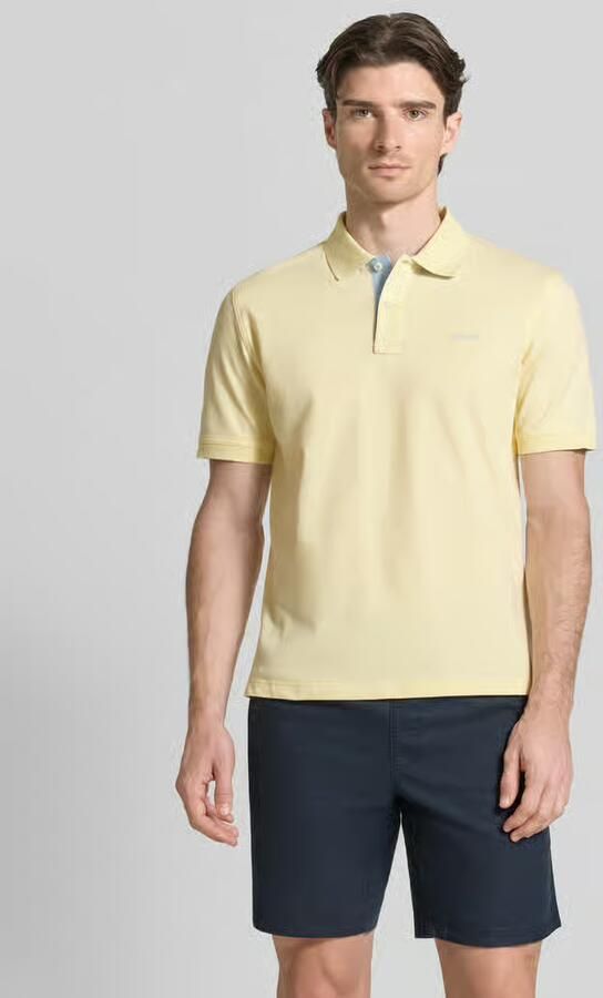 Gant Gebreide pullover met kabelpatroon en labelstitching - Foto 11