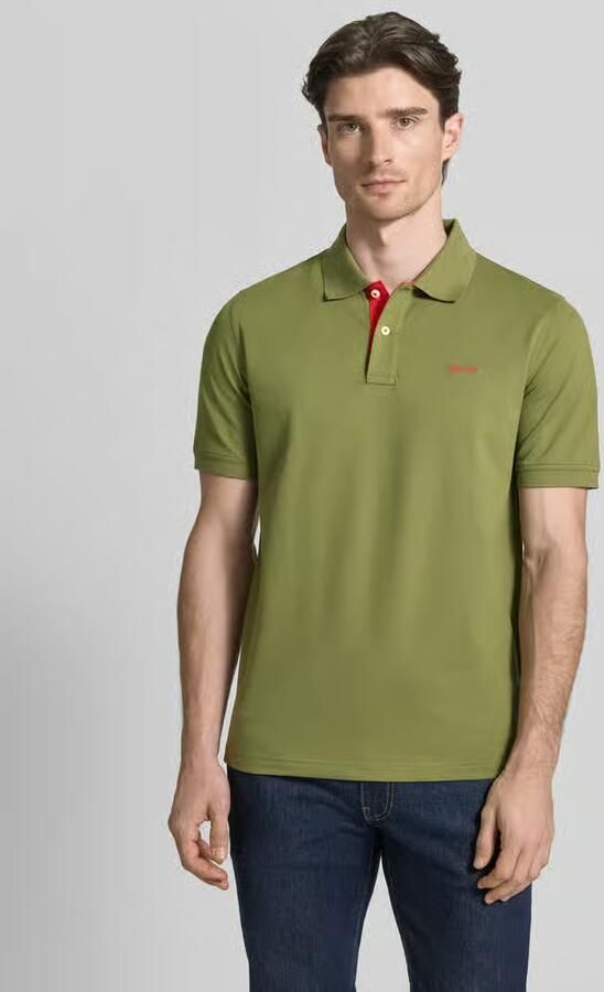 Gant Regular fit poloshirt met gestikt logo - Foto 3