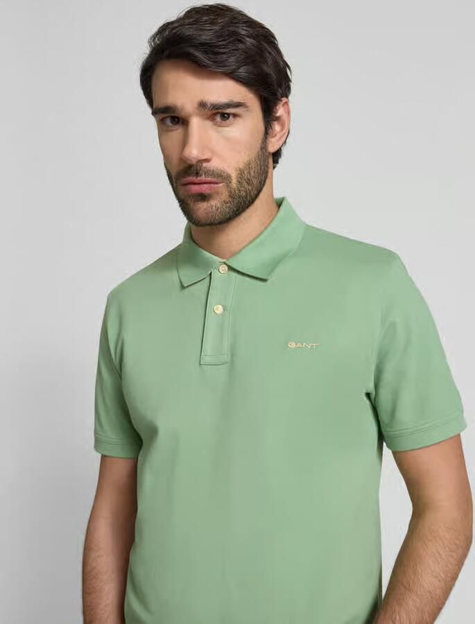 Gant Polo Shirt Korte Mouw Fooien piqué poloshirt
