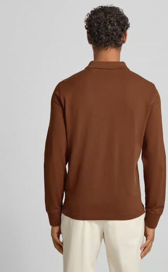 Gant Hoodie met labelstitching en kangoeroezak