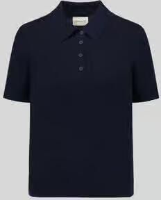 Gant Regular fit poloshirt van mix van katoen en kasjmier