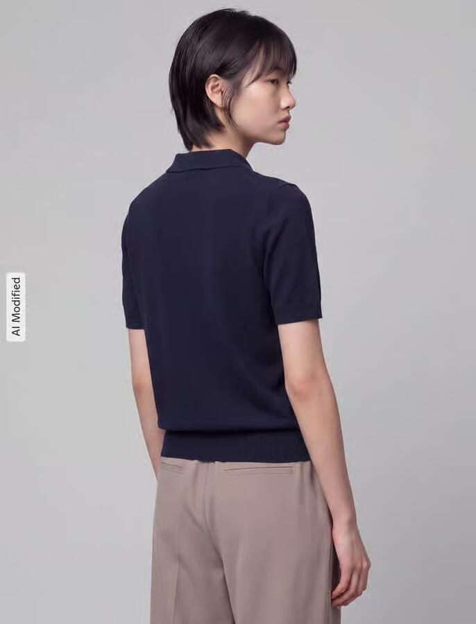 Gant Regular fit poloshirt van mix van katoen en kasjmier - Foto 3