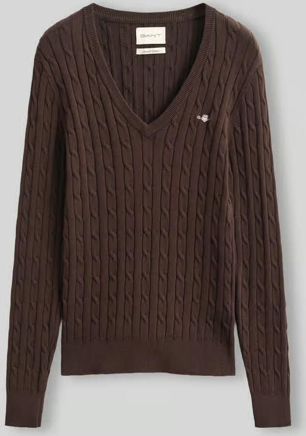 Gant regular fit pullover van katoenmix met gestikt logo - Foto 2