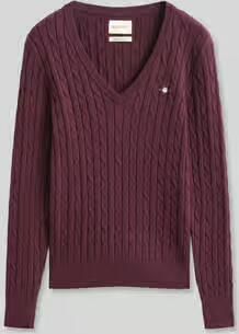 Gant regular fit pullover van katoenmix met gestikt logo