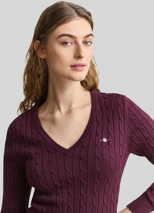 Gant regular fit pullover van katoenmix met gestikt logo