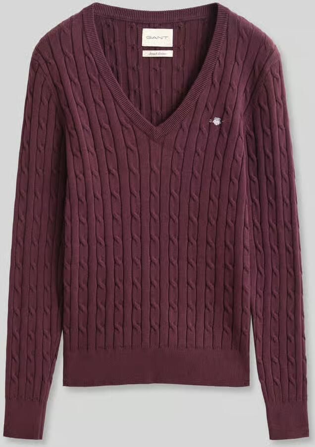 Gant regular fit pullover van katoenmix met gestikt logo - Foto 2