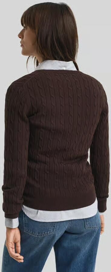Gant regular fit pullover van katoenmix met gestikt logo - Foto 3