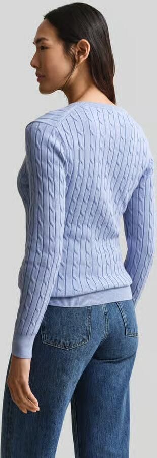 Gant regular fit pullover van katoenmix met gestikt logo - Foto 3