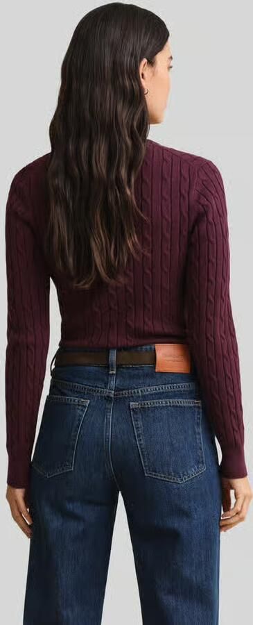Gant regular fit pullover van katoenmix met gestikt logo - Foto 3