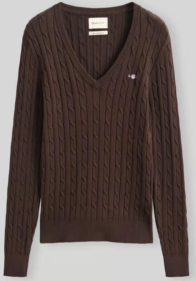 Gant regular fit pullover van katoenmix met gestikt logo