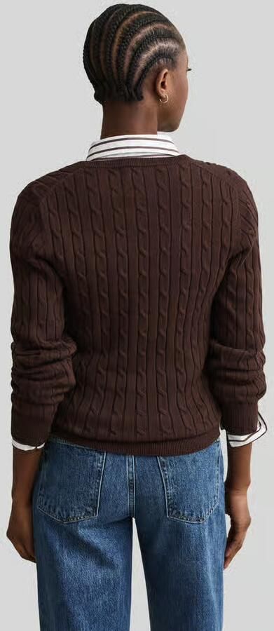 Gant regular fit pullover van katoenmix met gestikt logo - Foto 3