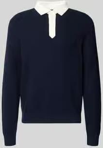 Gant Regular fit pullover van mix van katoen en wol