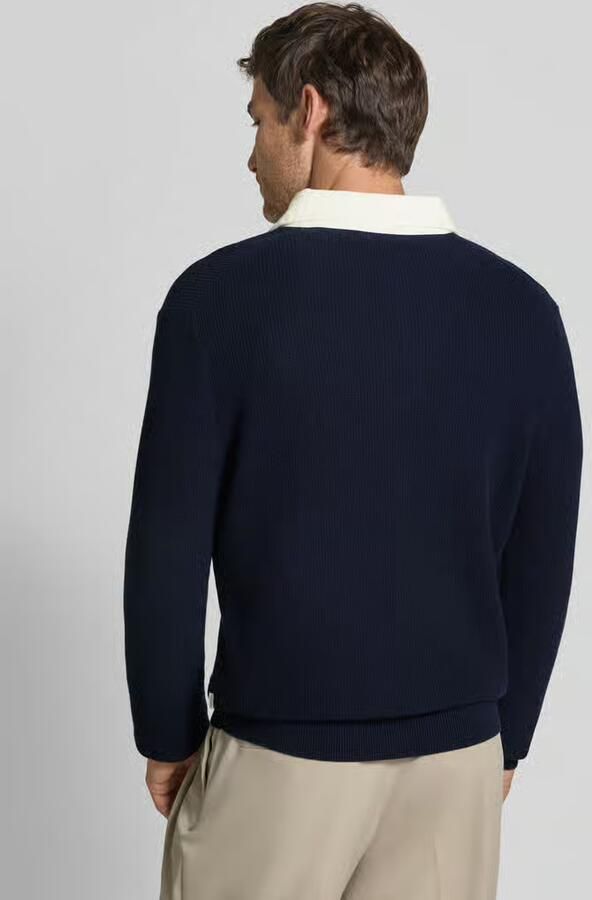 Gant Regular fit pullover van mix van katoen en wol - Foto 2