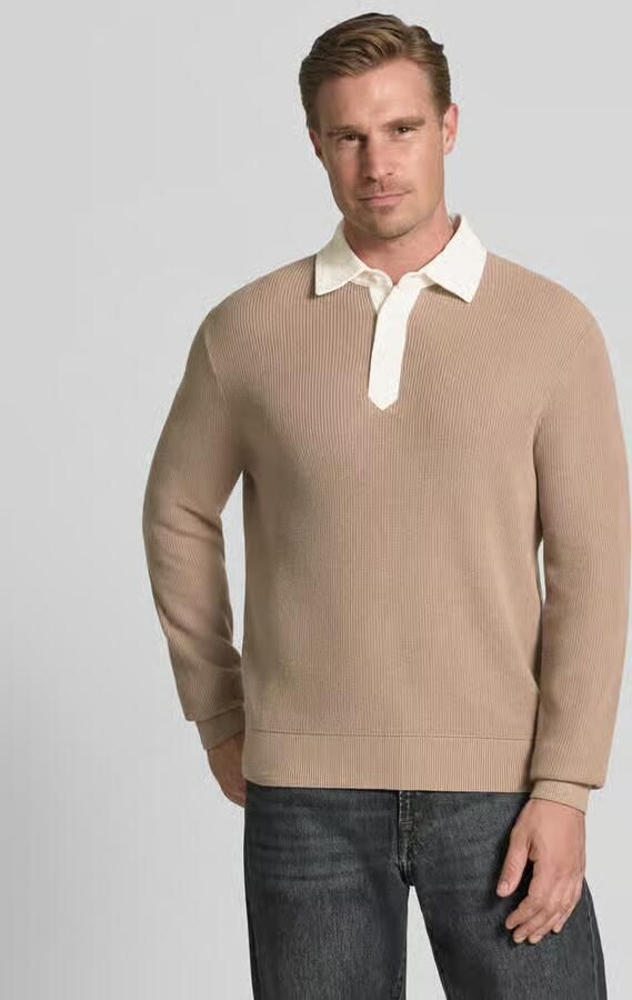 Gant Regular fit pullover van mix van katoen en wol - Foto 2