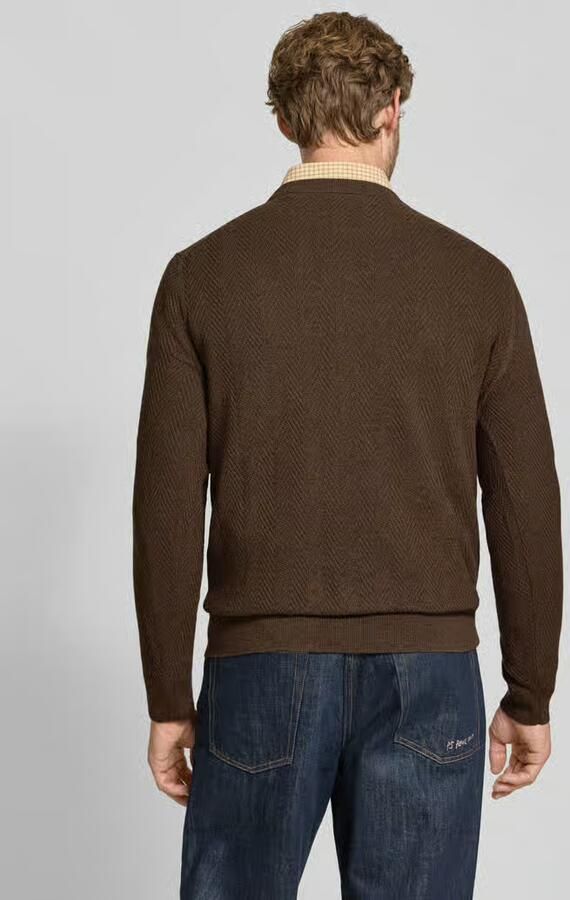 Gant Regular fit pullover van mix van katoen en wol - Foto 2