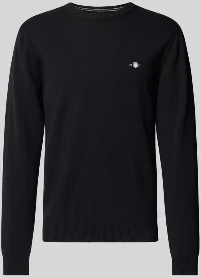 Gant Regular fit pullover van pure wol