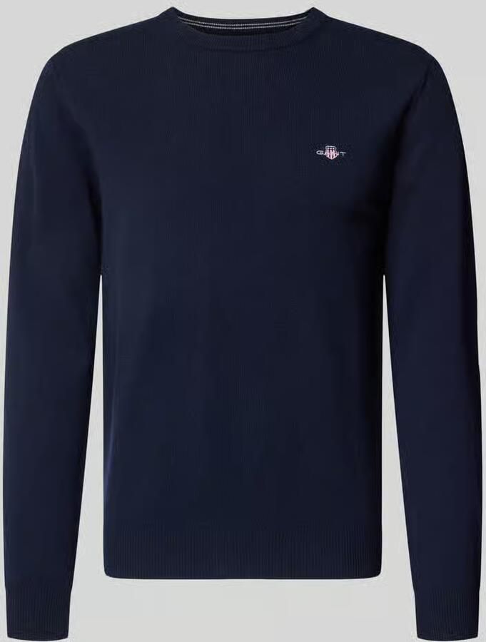 Gant Regular fit pullover van pure wol