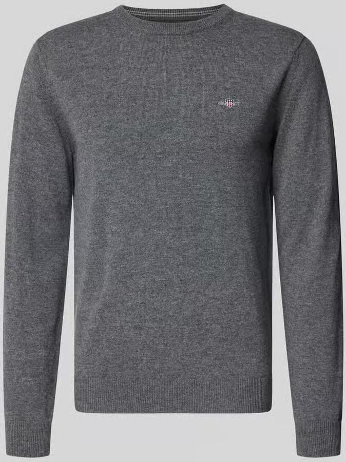 Gant Regular fit pullover van pure wol