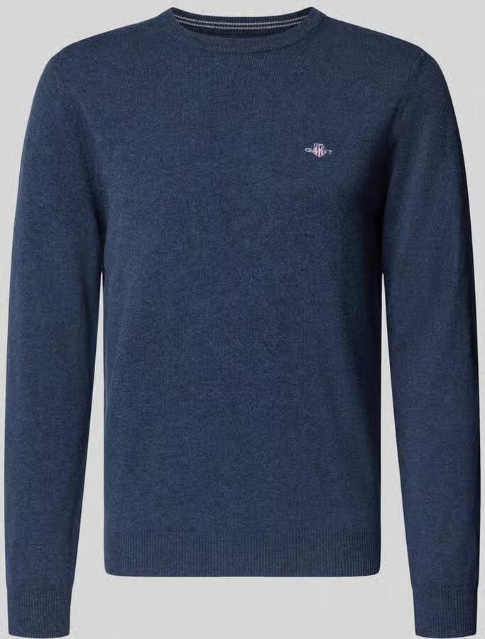 Gant Regular fit pullover van pure wol