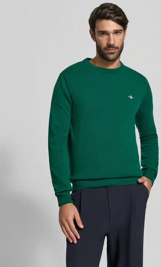 Gant Regular fit pullover van pure wol - Foto 3